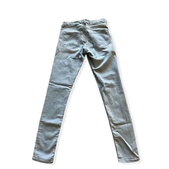 H& M Divident Light Blue Denim Skinny Womens Jeans, 4 - Picture 2 of 4